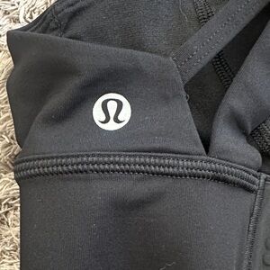 lululemon adjustable mesh Black Sports Bra